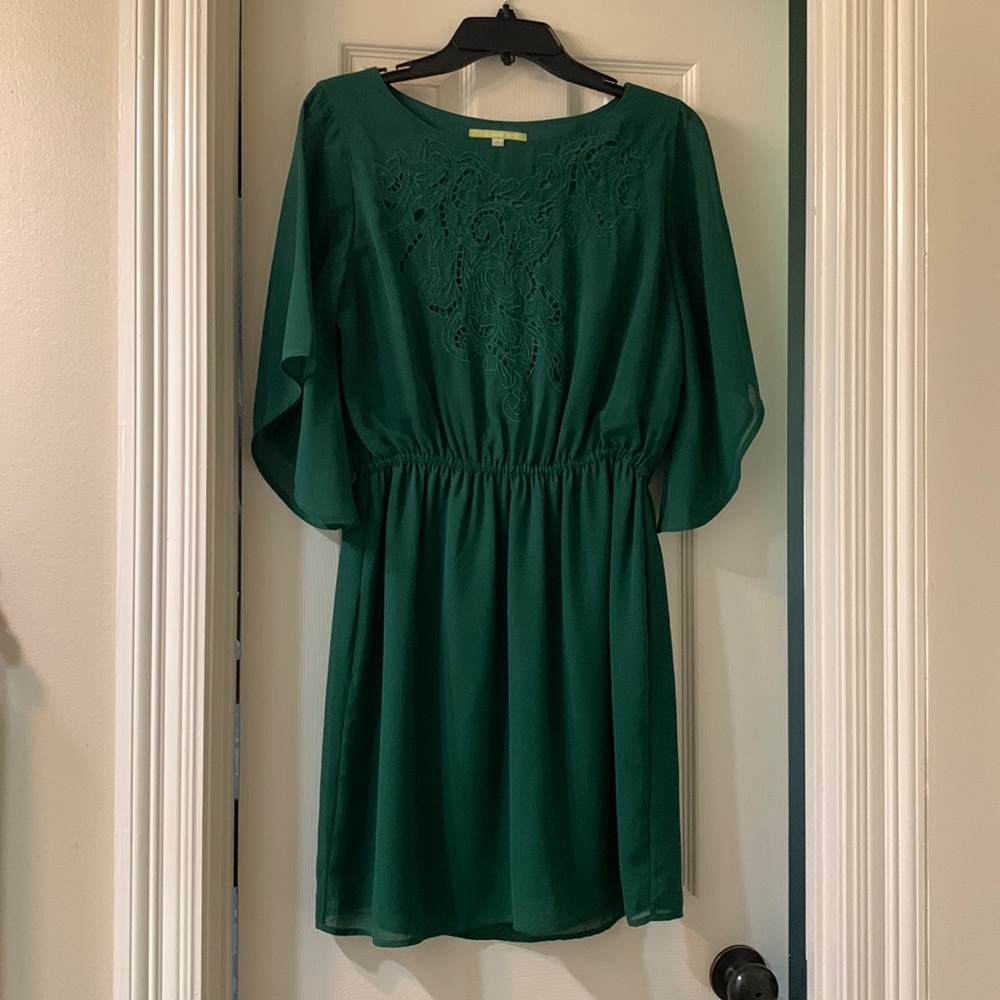 Hunter green dress